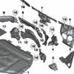 Aislante acústico del capó OEM 51489138474 para BMW F07 (Serie 5 GT). Original BMW.