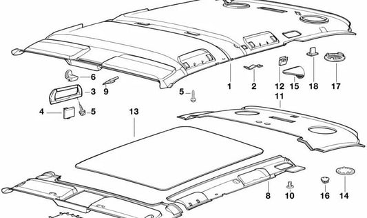 Kiwi Keder for BMW Series 5 E34 (OEM 54128133152). Genuine BMW.