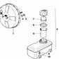 Cierre con interruptor de advertencia para BMW E12, E24 (OEM 34321153156). Original BMW