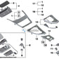 Bandeja De Almacenamiento Frontal Para Bmw E81 E82 Edrive E87 E88 . Original Bmw. Recambios