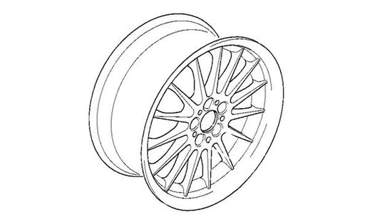 Llantas de aleación Radial-Styling 32 para BMW Serie 5 E34 (OEM 36111092960). Original BMW.