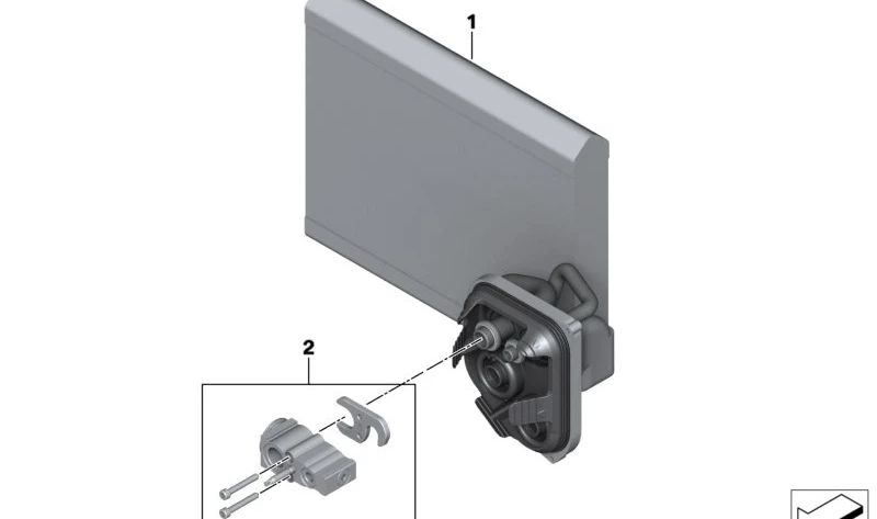 Válvula de Expansión para BMW G60, G70 (OEM 64115A5D0F6). Original BMW