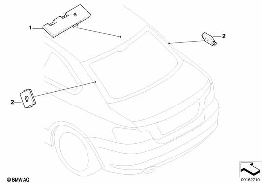 Amplificador de Antena Diversity para BMW E82, E90, E92 (OEM 65209187658). Original BMW