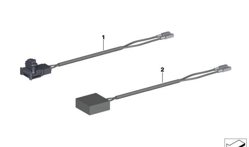 Cable de reparación del sistema de airbags para BMW F40, F44, F45, F46, G42, G87, G20, G21, G28, G80, G81, G22, G23, G26, G82, G83, G26E, G26F, F90, G30, G31, G38, G32, G11, G12, F91, F92, F93, G14, G15, G16, I01, I12, I20, F97, G01, G08, F98, G02, F15, F