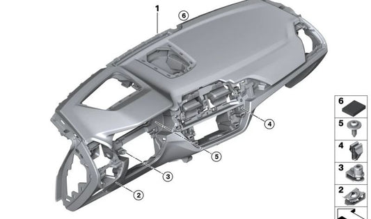 I-Tafel Sensatec Head-Up Display para BMW G01N, G02N (OEM 51459631013). Original BMW