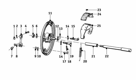 Pastilla de freno para BMW E46, F30, F80 (OEM 34112060235). Original BMW