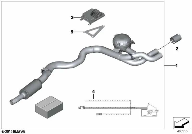 Unidad de Control de Sonido Activo para BMW Serie 2 F22, F23, Serie 3 F30, F31, Serie 4 F32, F33, F36 (OEM 65122359324). Original BMW