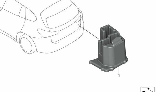 Soporte HKFM / LFE para BMW Serie 2 F46, F46N, X1 F48, F49 (OEM 61357426595). Original BMW