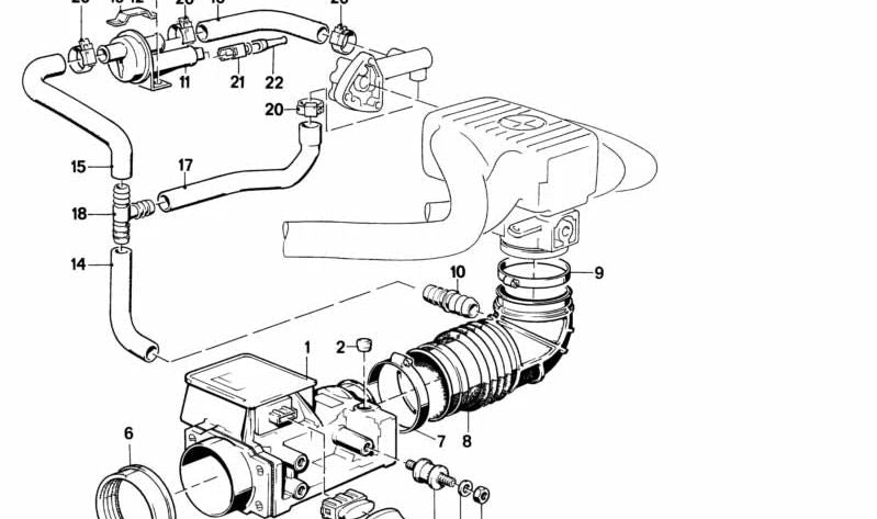 Tapón protector OEM 61131270973 para BMW E30, E28, E34, E24, E23, E32, Z1. Original BMW.