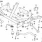 Vis hexagonale avec laveuse pour la série BMW 5 E39, E60, E60N, E61, E61N Series 6 E63, E63N, E64, E64N Series 7 E65, E66 I I12, I12N, I15 (OEM 31106769441). BMW d'origine