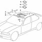 Haltegriff vorne für BMW 3er E36 (OEM 51168203993). Original BMW.