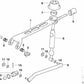 Perno de apoyo derecho para BMW E46, E90, E90N, E91, E91N, E92, E92N Serie 3 E34, E39, E60, E60N, E61, E61N Serie 5 E31 Serie 8 E84 X1 E83, E83N X3 E53 X5 E85 Z4 (OEM 25111221580). Original BMW.