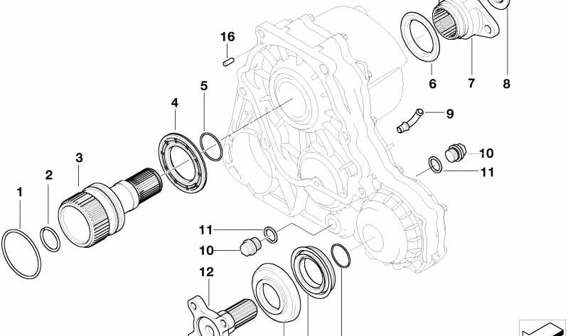 Junta tórica OEM 27137531662 para BMW E46, E60, E61, E63, E64, E65, E66, E67, E70, E71, E83, E84, E89, F01, F02, F06, F07, F10, F11, F12, F13, F15, F16, F25, F26, F85, F86. Original BMW.