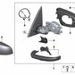 Elektrische Verkabelung des rechten Außenspiegels für BMW E70, E71, E72 (OEM 67136973722). Original BMW.