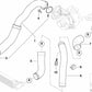 Abraçadera para BMW E46, E39, E38, E65, E53 (OEM 11617786527). Original BMW