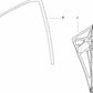 Rear Right Electric Window Lifter for BMW 7 Series E38 (OEM 51358125204). Original BMW.