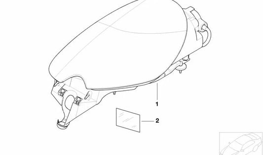 Juego de película protectora para BMW E52 (OEM 63120024187). Original BMW