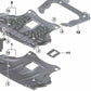 Soporte protector del compartimento del motor izquierdo OEM 51713404139 para BMW E83 (X3). Original BMW.