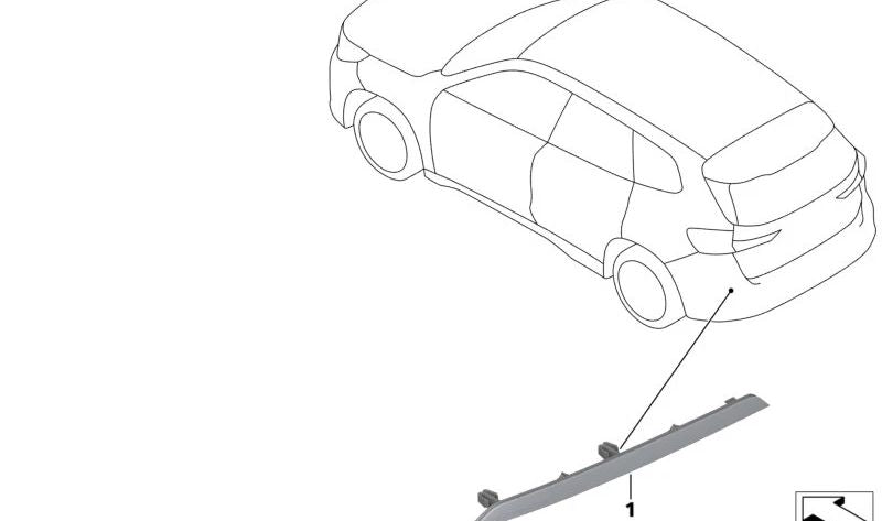 Reflector trasero izquierdo OEM 63149449213 para BMW Serie 1 (F20, F21), Serie 2 (F22, F23, F87), Serie 3 (F30, F31, F34), Serie 4 (F32, F33, F36, F82, F83). Original BMW.