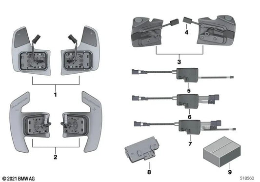 HOD Control Unit for BMW G42, G20, G20N, G21, G21N, G28, G80, G81, G22, G23, G26, G82, G83, F90N, G30, G30N, G31, G31N, G38, G38N, G32, G32N, G11, G11N, G12, G12N, F91, F92, G14, G15, G16, F97, F97N, G01, G01N, G08, G08N, F98, F98N, G02, G02N, F95,