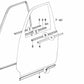 Rechte vordere Form für BMW E34 (OEM 51212232444). Original BMW