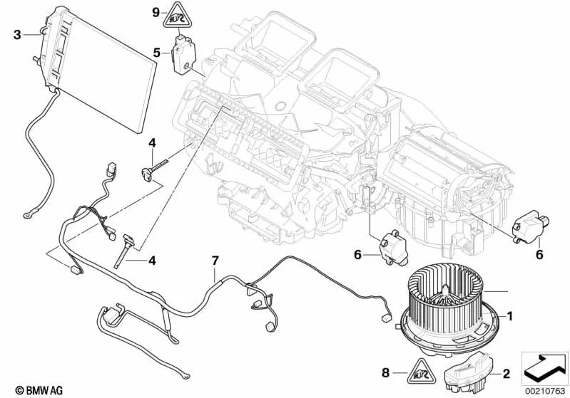 Carcasa Universal para BMW E81, E82, E87, E88, E90, E91, E92, E93, E84 (OEM 61136925196). Original BMW.