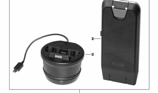 Plug de charge sans fil pour BMW 1 F20 Series, F21, série 2 F22, F23, F87, série 3 F30, F31, F34, F80, G20, série 4 F32, F33, F36, F82, F83, série 5 F10, F11, F90 , G30, G31, G38, série 6 G32, série 7 E65, X1 F48, X2 F39, X3 F25, G01, X4 F26, G02, X5 G