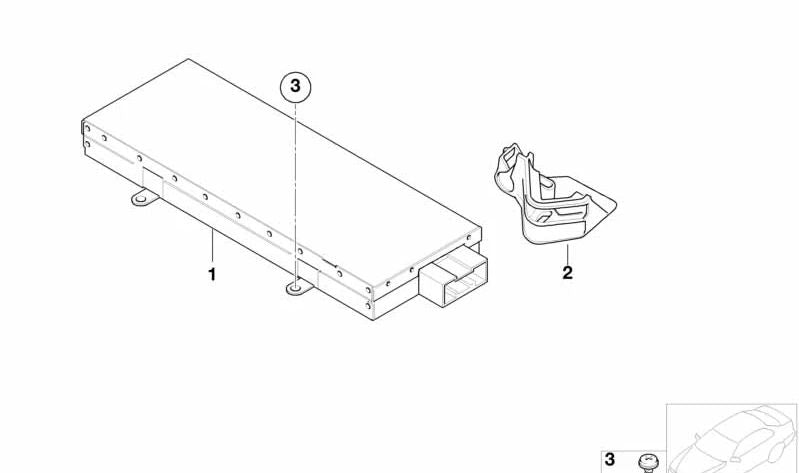 Sintonizador de Antena para BMW E65, E66 (OEM 65209145422). Original BMW