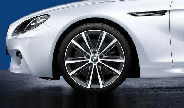 Llanta de aleación M Performance V-Spoke 464 para BMW Serie 5 F10, F11, Serie 6 F06, F12, F13 (OEM 36116854559). Original BMW