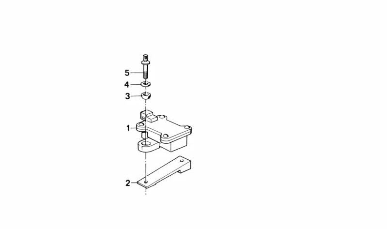 Tornillo de seguridad para columna de dirección OEM 34511156386 para BMW E30. Original BMW.