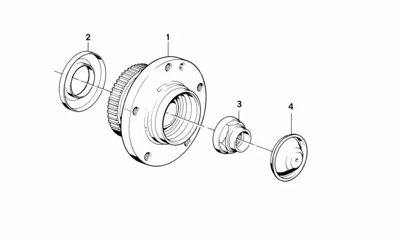 Manguito de protección contra el polvo para BMW Series 3 E36, E46, Series 5 E34, Series 7 E32, Series 8 E31, Z4 E85, E86 (OEM 31206777788). Original BMW