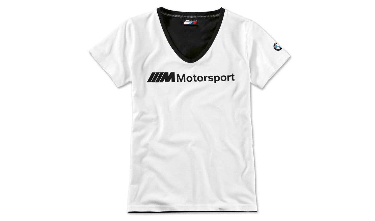 Camiseta Bmw M Motorsport Logotipo De Mujer . Original Recambios