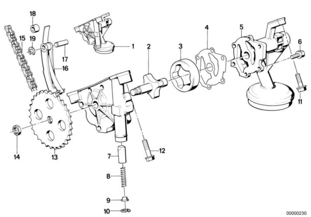 Bomba De Aceite Original Bmw Para E34 E32 Recambios