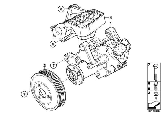 Bomba De Dirección Asistida Para Bmw E70 E71 . Original Recambios