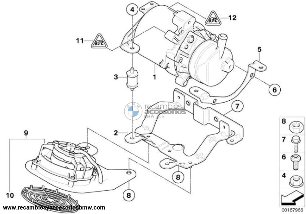 Bomba De Dirección Asistida Para Mini R50 R53 Cabrio R52 . Original Recambios