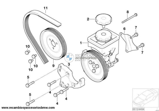 Bomba De Dirección Asistida Zf Fp-42 Para Bmw Serie X5 3.0D E53. Original Recambios