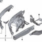 Soporte del paso de rueda delantero izquierdo OEM 41107261463 para BMW F10, F11, F06, F12, F13. Original BMW