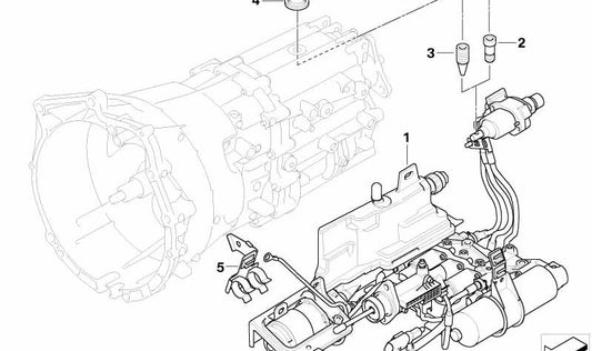 Unidad hidráulica OEM 23427507164 para BMW (E60, E61, E63, E64). Original BMW.