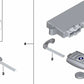 Pila de Botón CR2450 para BMW Serie 1 F20, F21, Serie 2 F22, F23, F87, Serie 3 F30, F31, F34, F35, F80, Serie 4 F32, F33, F36, F82, F83, Serie 5 F07, F10, F11, F18, Serie 6 F06, F12, F13, Serie 7 F01, F02, F04, X3 F25, X4 F26, X5 F15, F85, X6 F16, F86 (OE