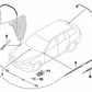 Manguera de Lavado para BMW X5 E70, X6 E70N, E71, E72 (OEM 61667161468). Original BMW