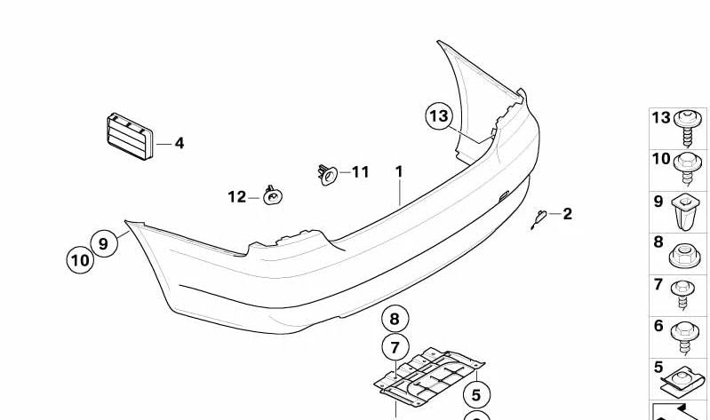 Tapa gancho de remolque OEM 51127256109 para BMW E92, E93. Original BMW