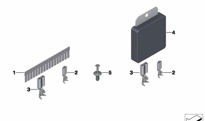 Conector terminal de enchufe OEM 61131387142 para BMW E81, E82, E87, E88, F20, F21, F40, F52, F70, F22, F23, F44, F45, F46, F87, U06, E36, E46, E90, E91, E92, E93, F30, F31, F34, F35, F80, G20, G21, G28, G80, G81, F32, F33, F36, F82, F83, G22, G23, G