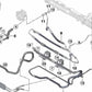 Tubo de expansión para BMW Serie 3 E90, E92, E93 (OEM 32412283597). Original BMW