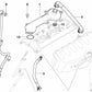 Tubo de Ventilación para BMW Serie 3 E46, Z4 E85, E86 (OEM 11617831930). Original BMW.