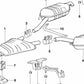 Soporte de goma de escape OEM 18211723915 para BMW E39, E38. Original BMW.