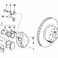 Kit de reparación de pastillas de freno sin amianto para BMW E21 (OEM 34111159249). Original BMW.