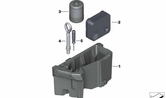 Ablage Bordwerkzeug para BMW Serie 2 F44 (OEM 71106886414). Original BMW