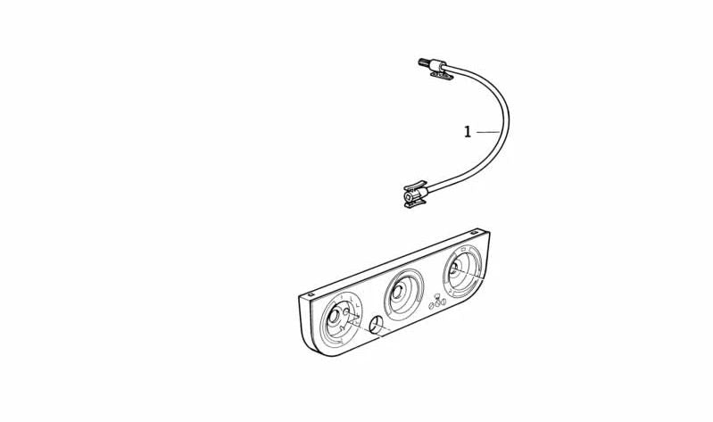 Welle Klappenstellung para BMW Serie 3 E36 (OEM 64111387946). Original BMW