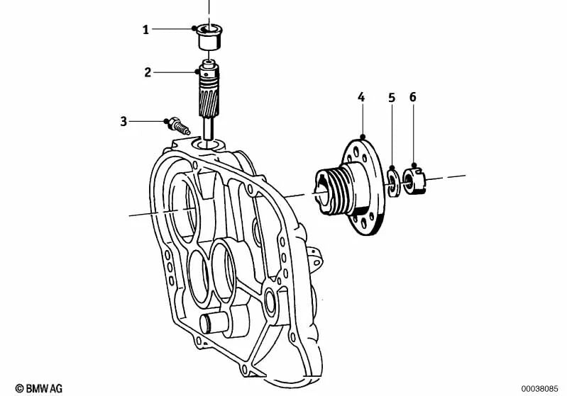 Awning with locking hook for BMW (OEM 23211030122). Genuine BMW product