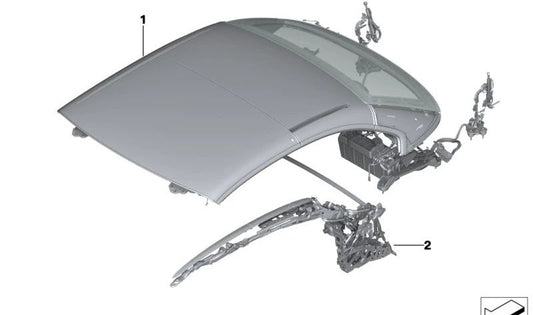 Roof mechanism for BMW F33, F83 (OEM 54375A2CCA5). Original BMW.